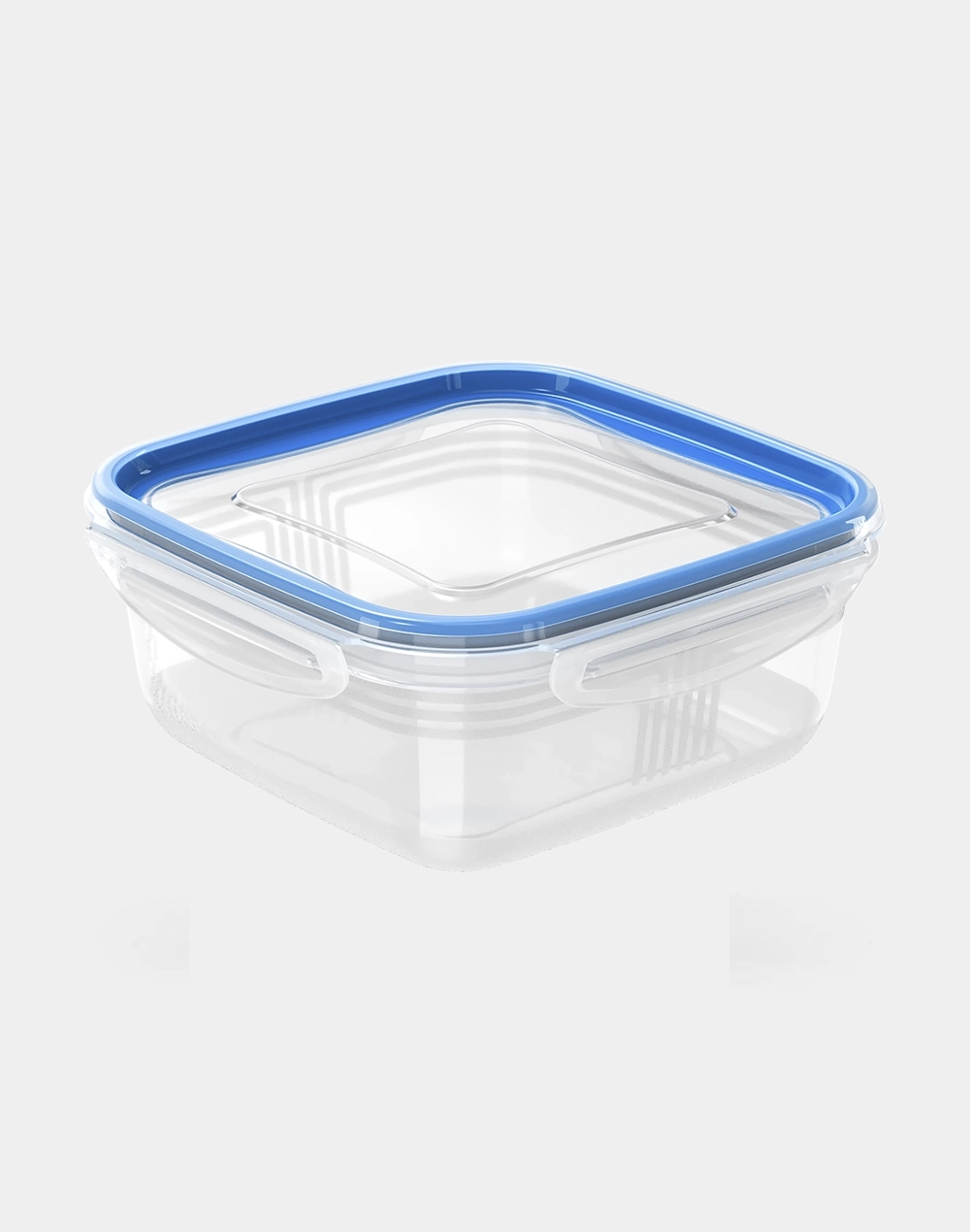Hermético Bicolor Pro Cuadrado 1.25 L Contenedor Hermético Apilable
