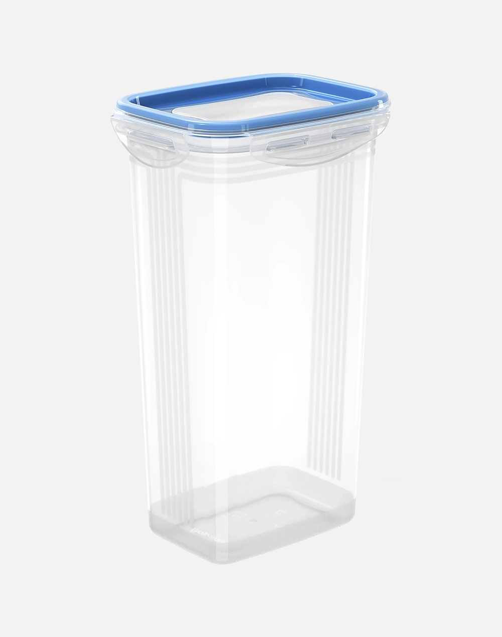 Hermético de Plástico Bi-Color Rectangular 1.8 L para Alimentos, Cierre Hermético, Libre de BPA