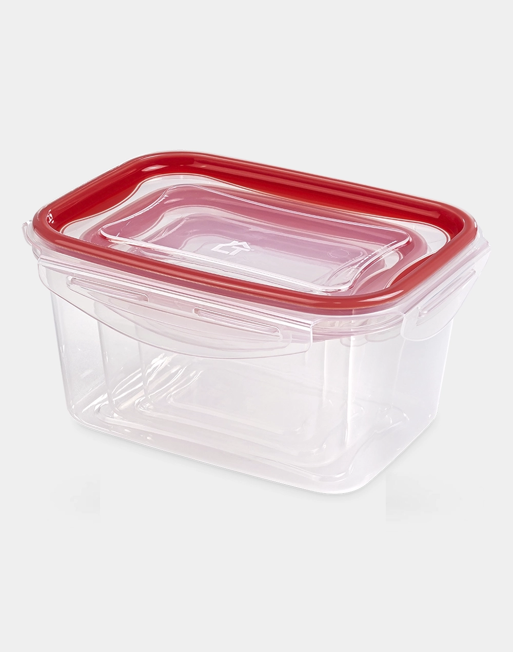 Hermético de Plástico con Broches Plus 570 ml a Prueba de Fugas, Cierre Hermético, Libre de BPA