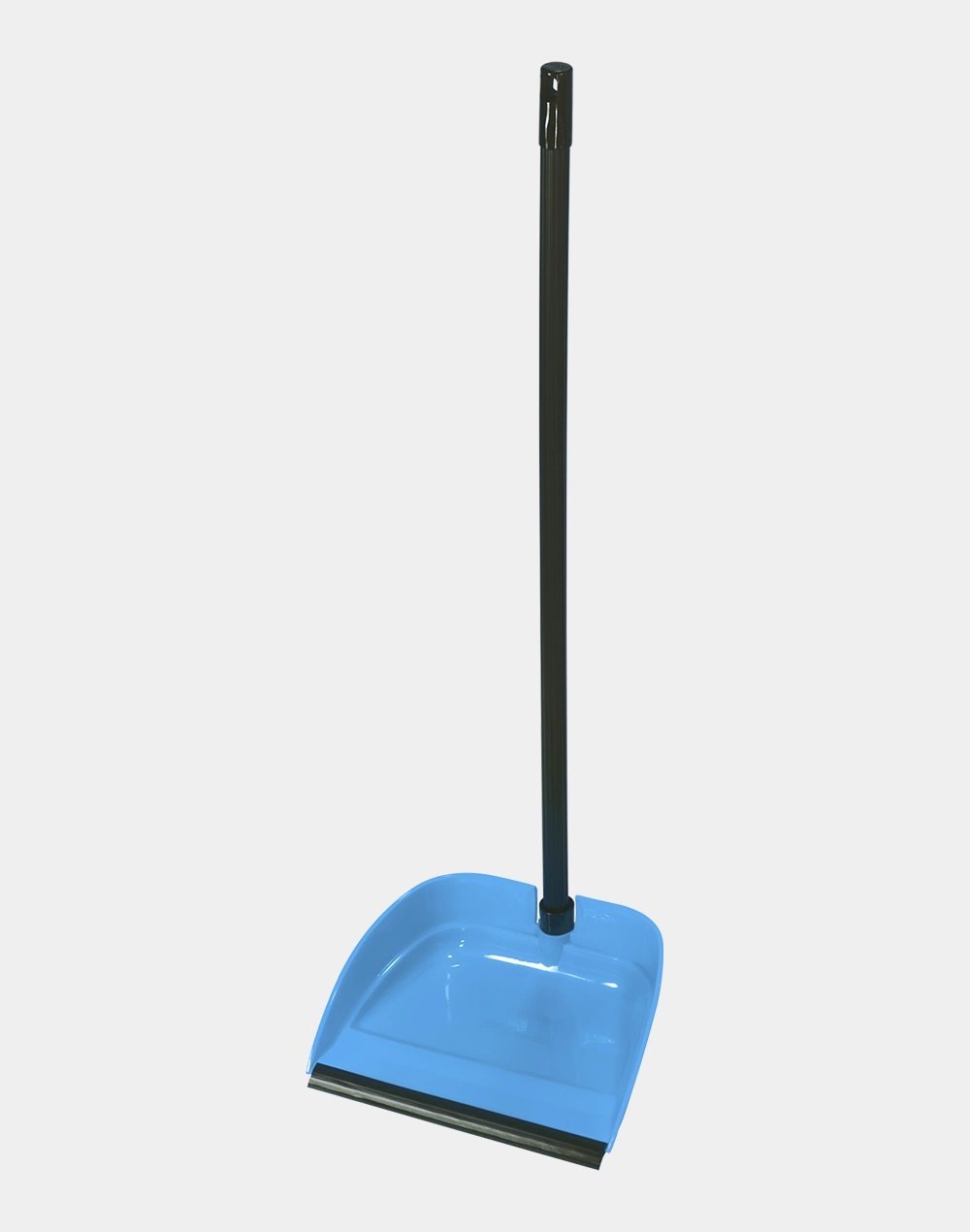 Recogedor Plegable Plus de Plástico con Ceja y Base Amplia, Limpieza Eficiente y Compacta