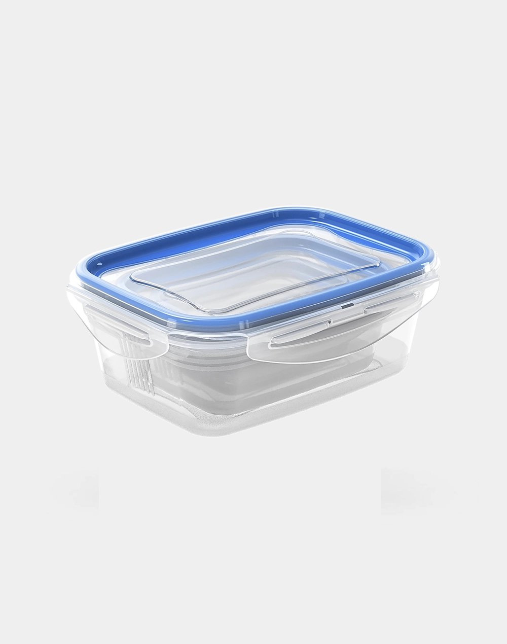Hermético de Plástico Bi-Color Rectangular 1.6 L para Alimentos, Cierre Hermético Libre de BPA